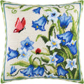 Bellflowers — Embroidery Kit 16″ × 16″ by Brvsk
