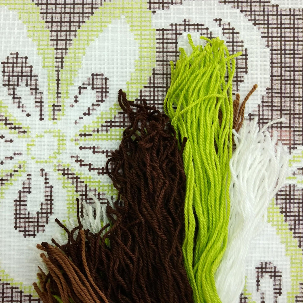 Vanilla — Needlepoint Kit 16″ × 16″ by Brvsk