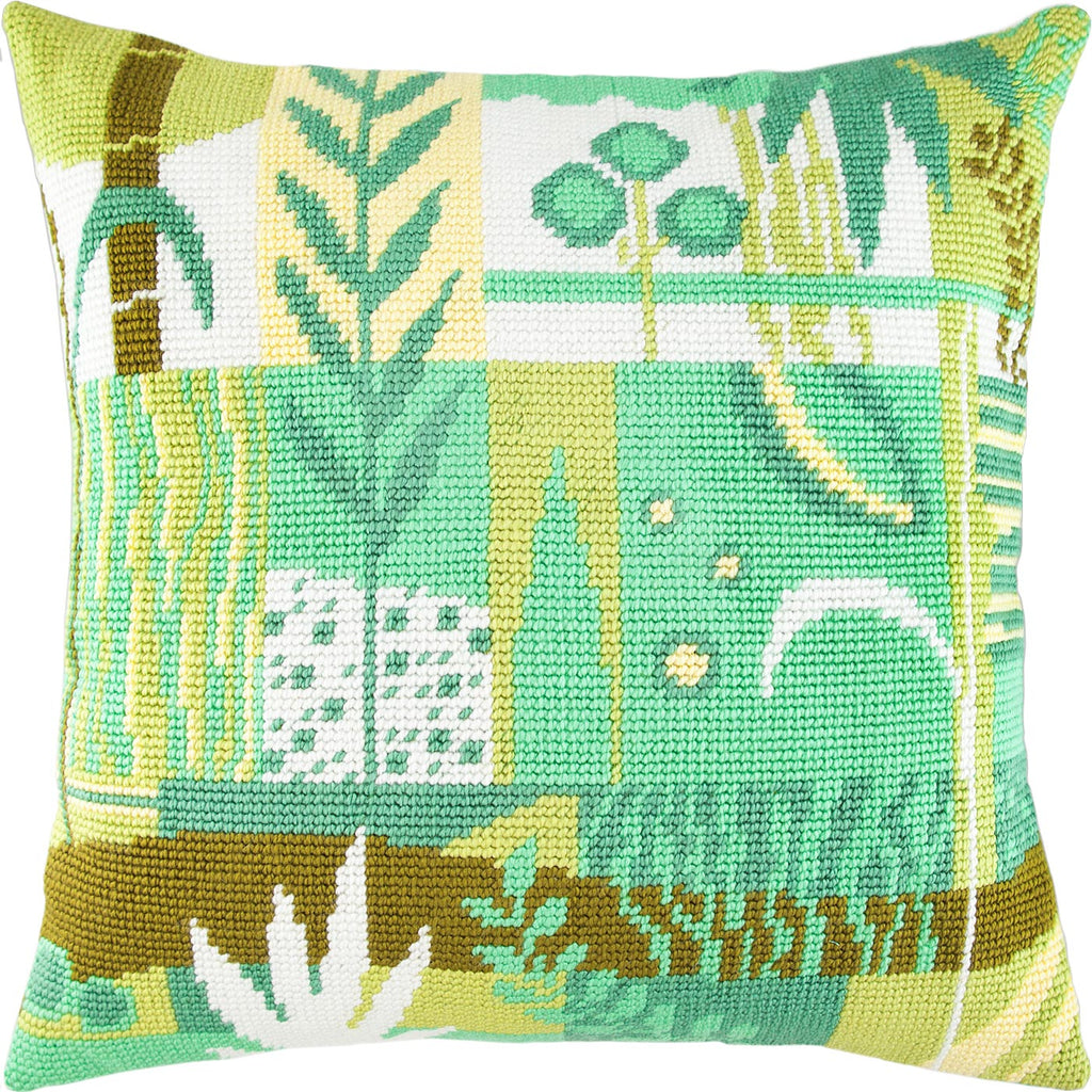 Bamboo — Stamped Cross Stitch Kit 16″ × 16″ by Brvsk