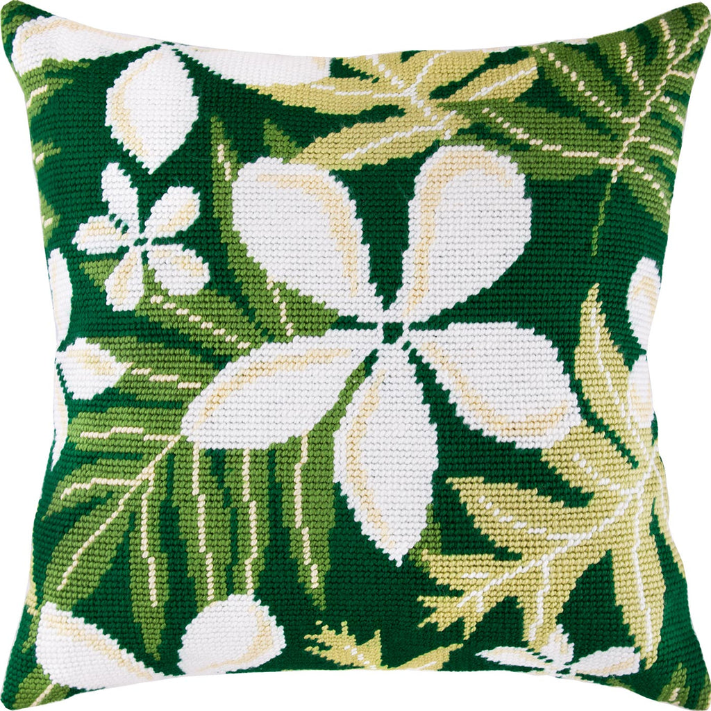 Jasmine — Embroidery Kit 16″ × 16″ by Brvsk