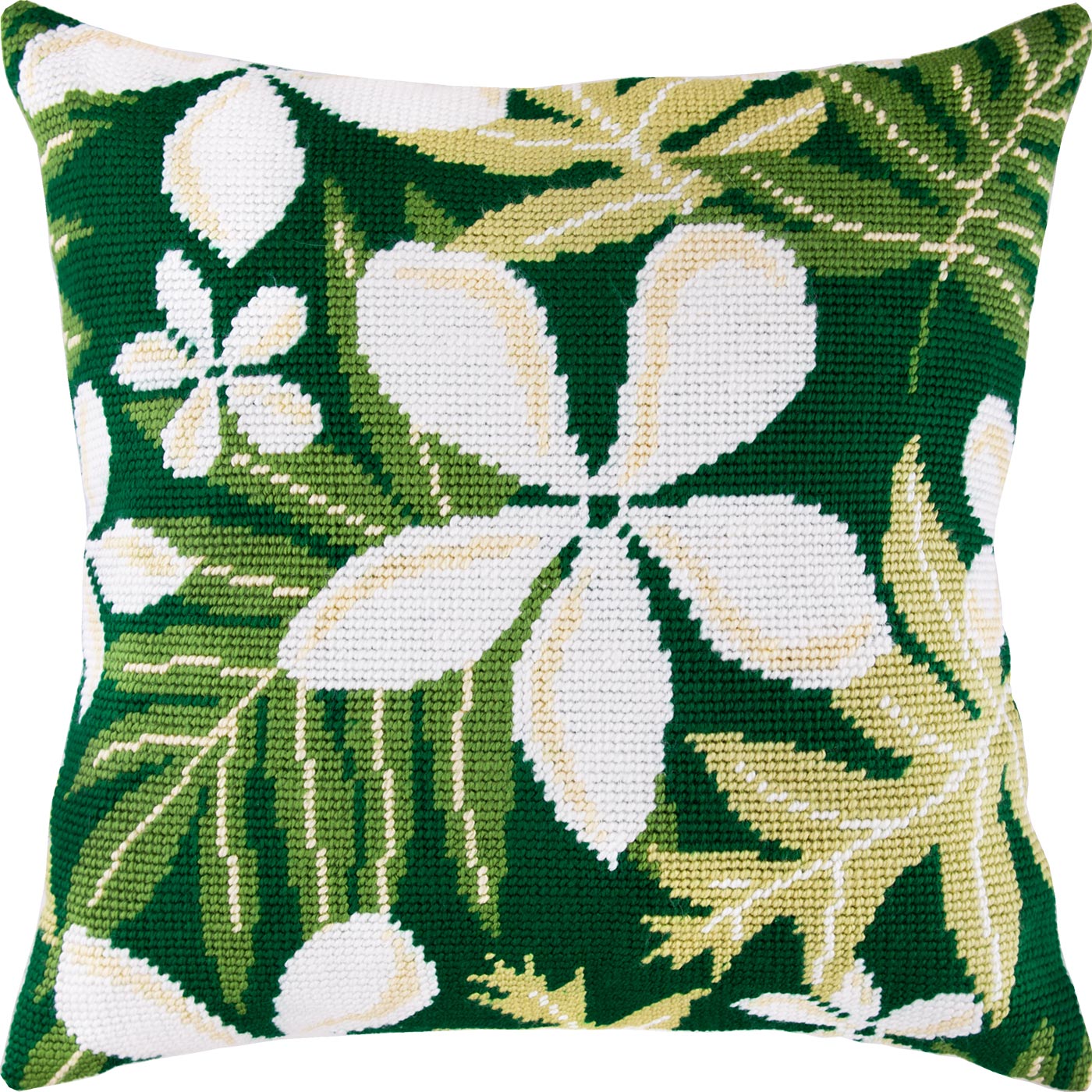 Jasmine — Embroidery Kit 16″ × 16″ by Brvsk