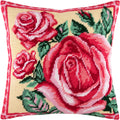 Rose — Stamped Cross Stitch Kit 16″ × 16″ by Brvsk