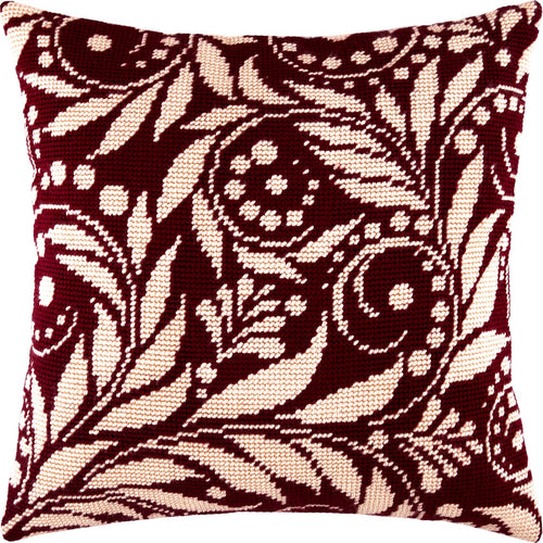 Floral Patterns — Embroidery Kit 16″ × 16″ by Brvsk