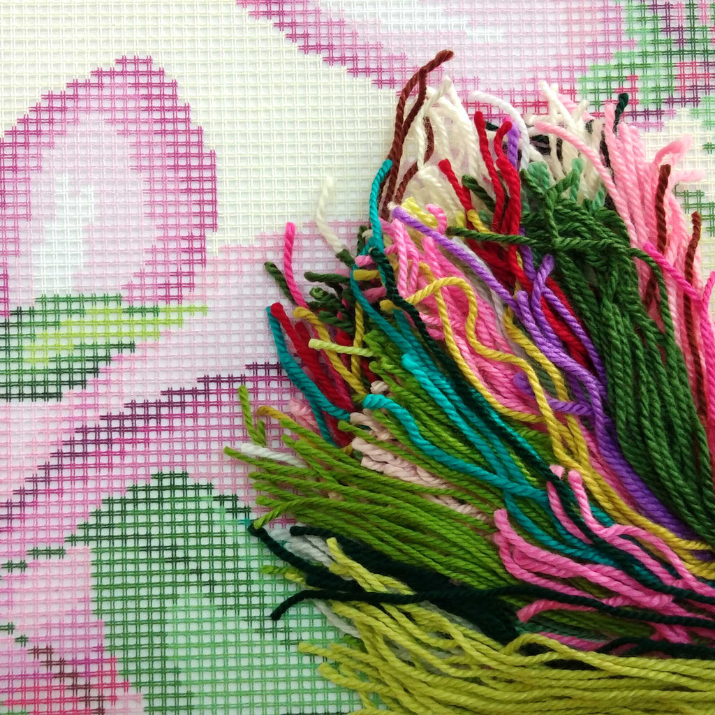 Magnolia — Needlepoint Kit 16″ × 16″ by Brvsk
