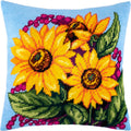 Sunflower Bouquet — Embroidery Kit 16″ × 16″ by Brvsk