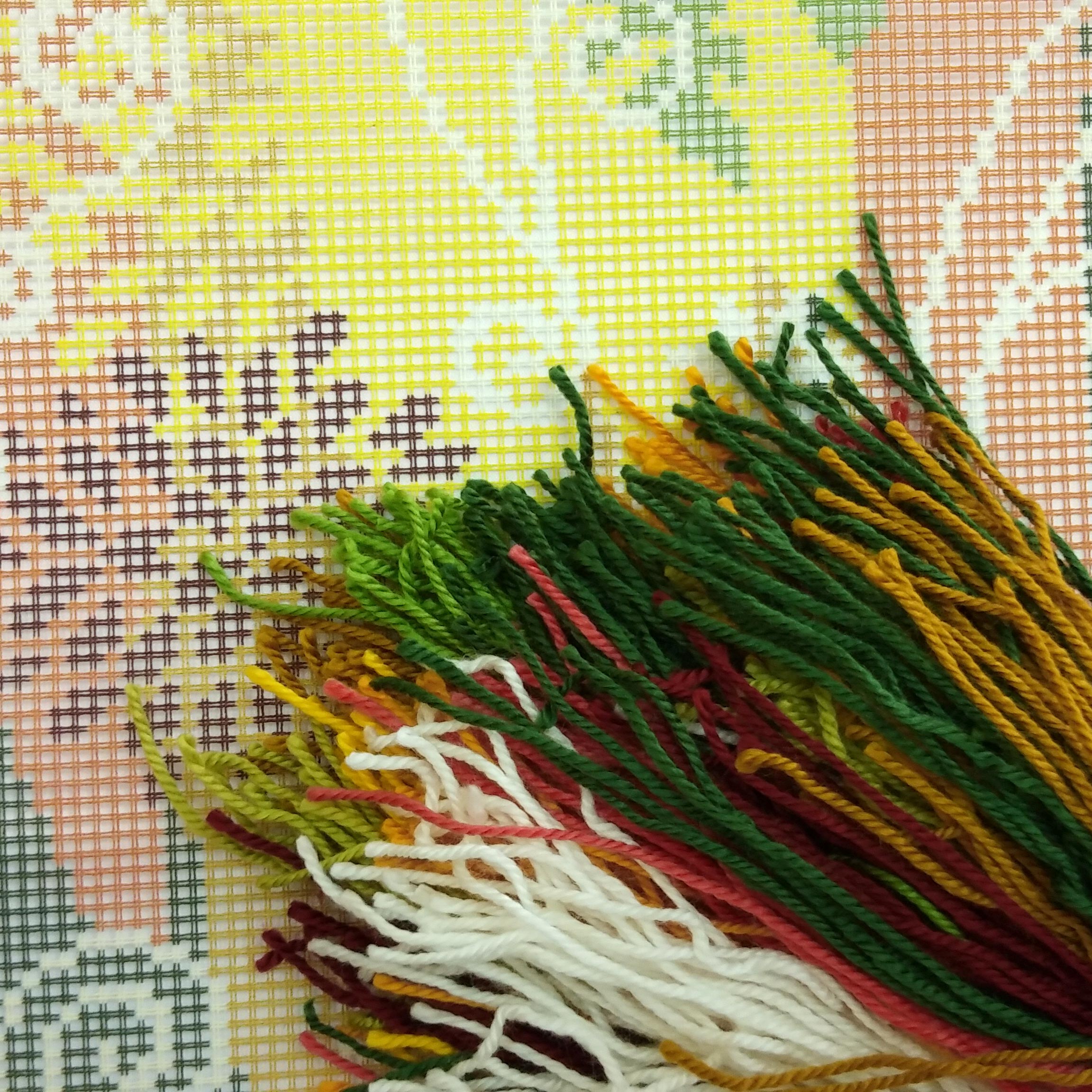 Autumn — Needlepoint Kit 16″ × 16″ by Brvsk