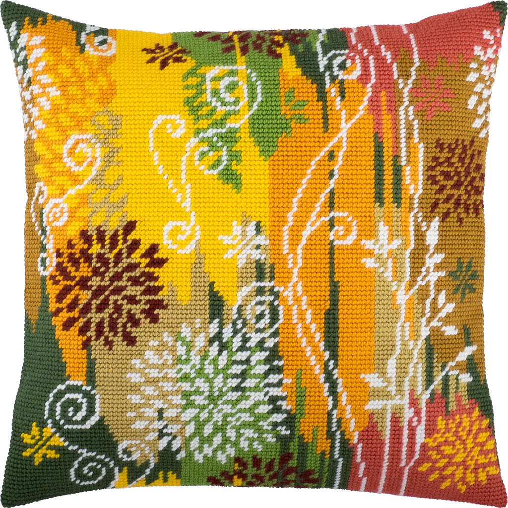 Autumn — Needlepoint Kit 16″ × 16″ by Brvsk