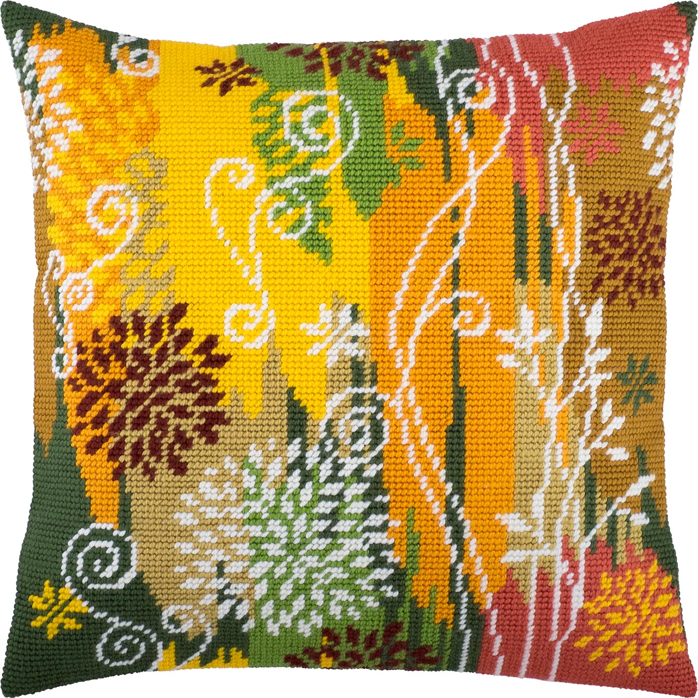 Autumn — Needlepoint Kit 16″ × 16″ by Brvsk