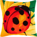 Ladybug — Embroidery Kit 16″ × 16″ by Brvsk