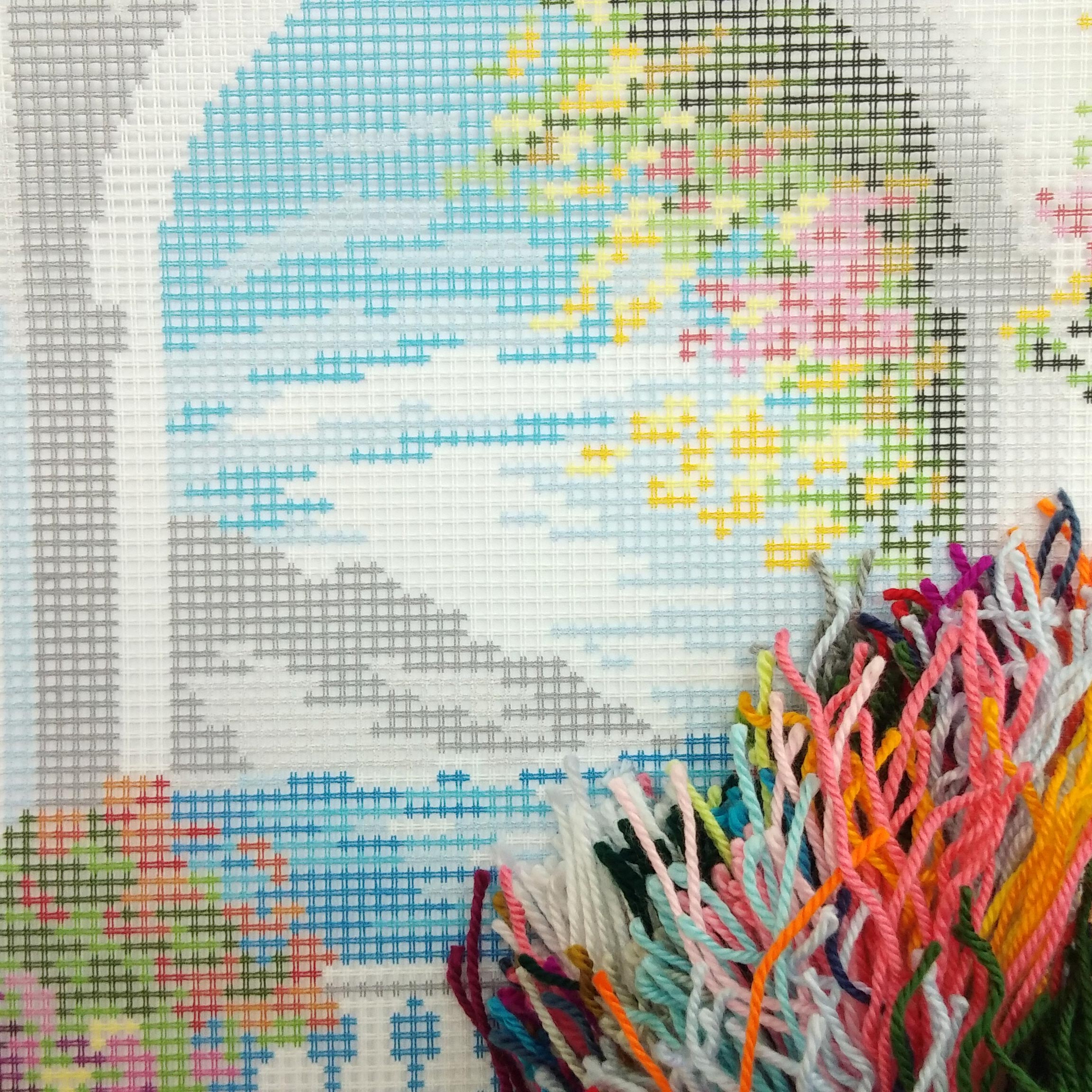 Mediterranean — Needlepoint Kit 16″ × 16″ by Brvsk