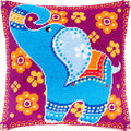 A Little Elephant — Stamped Cross Stitch Kit 16″ × 16″ by Brvsk