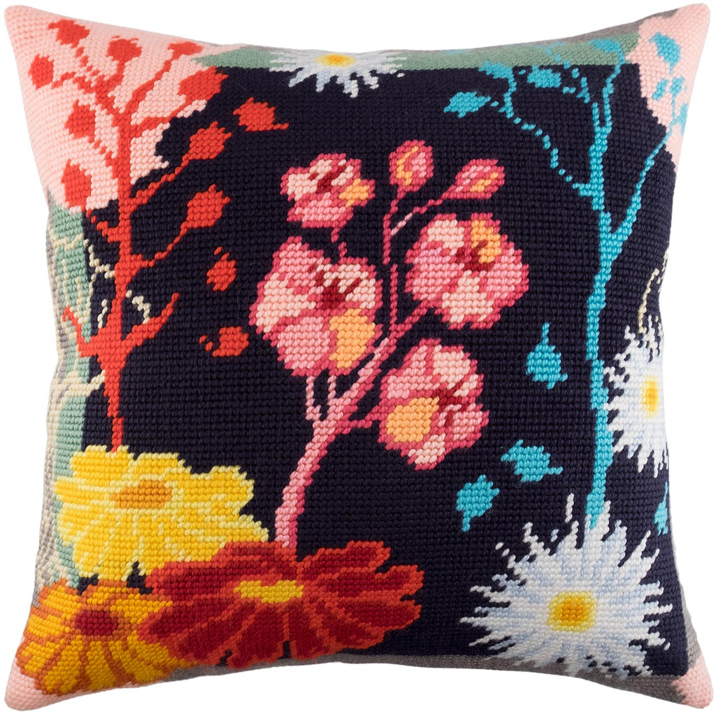 Sea Anemones — Needlepoint Kit 16″ × 16″ by Brvsk