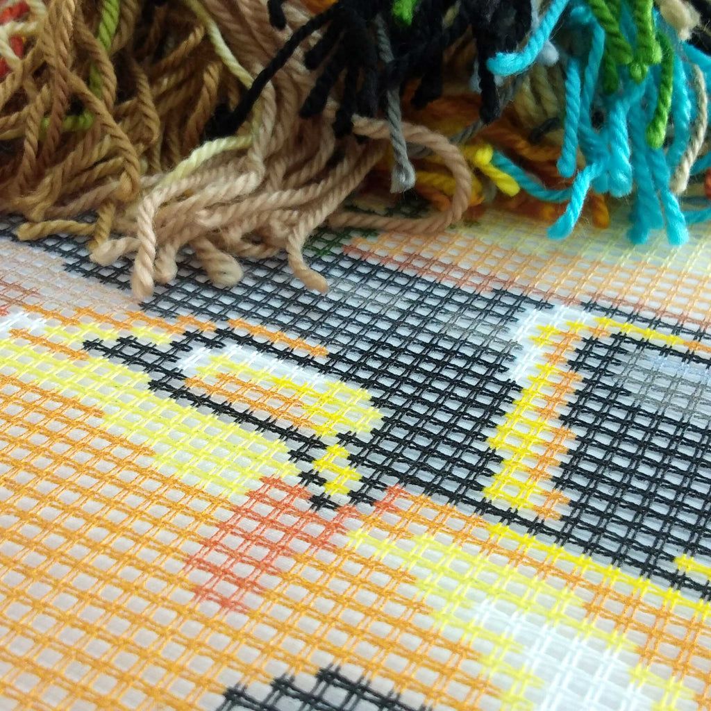 Texas — Needlepoint Kit 16″ × 16″ by Brvsk