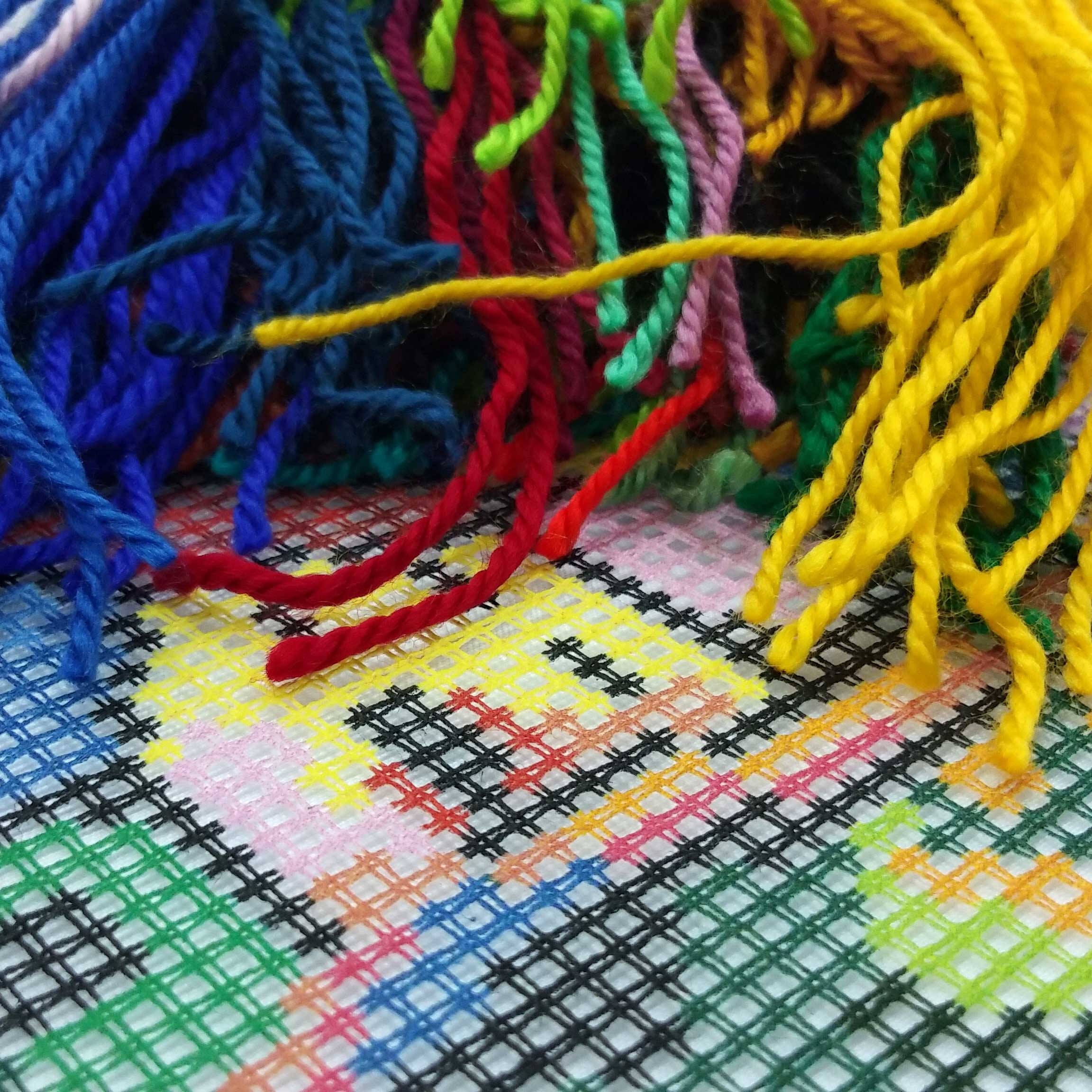 Houses at Murnau — Needlepoint Kit 16″ × 16″ by Brvsk