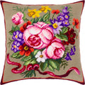 Classic Bouquet — Embroidery Kit 16″ × 16″ by Brvsk