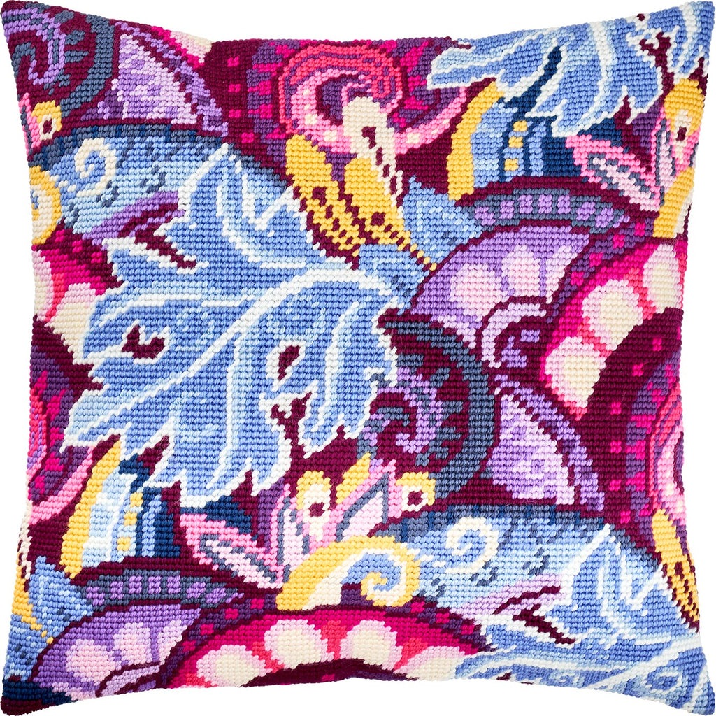 Violet Fairy Tale — Embroidery Kit 16″ × 16″ by Brvsk