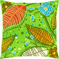 Brvsk Stamped Cross Stitch Pillow Kit — Green, 16″ × 16″