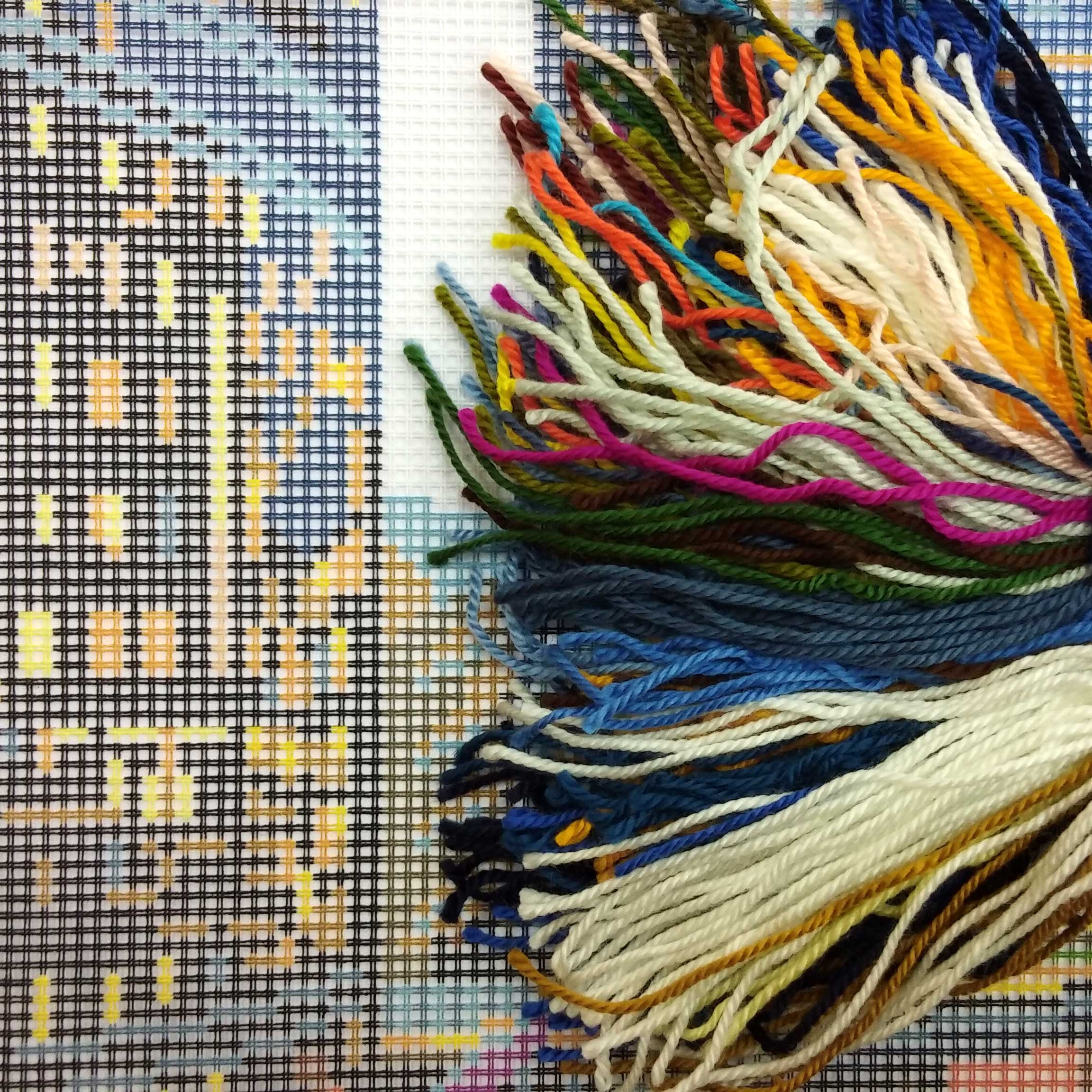 Taipei — Embroidery Kit 16″ × 16″ by Brvsk