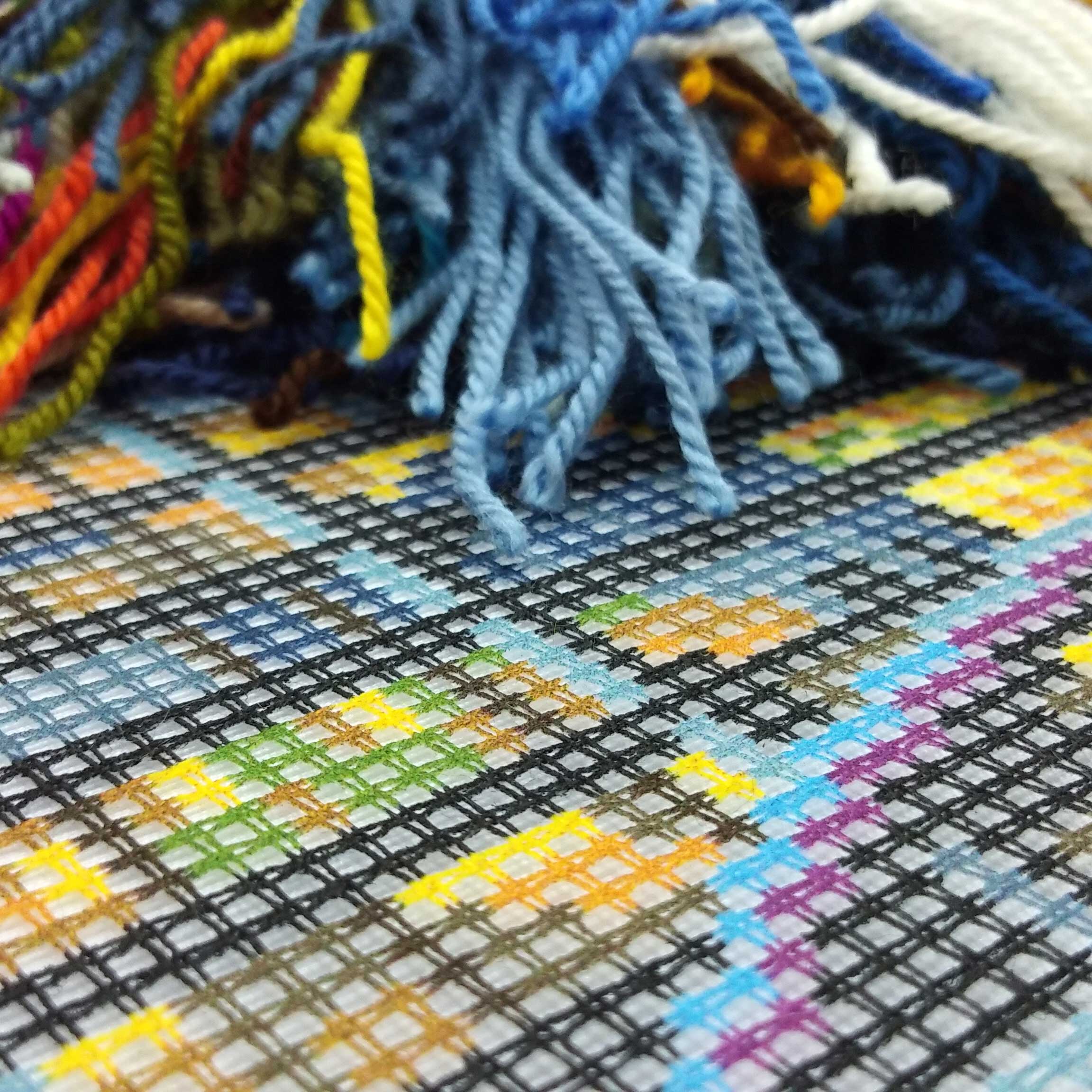 Taipei — Embroidery Kit 16″ × 16″ by Brvsk