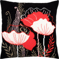 Red Flower — Needlepoint Kit 16″ × 16″ by Brvsk