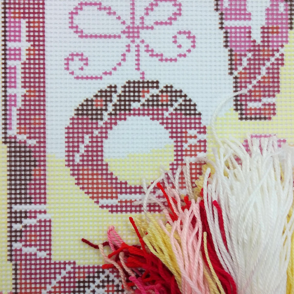 Love — Needlepoint Kit 16″ × 16″ by Brvsk