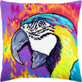 Macaw — Needlepoint Kit 16″ × 16″ by Brvsk