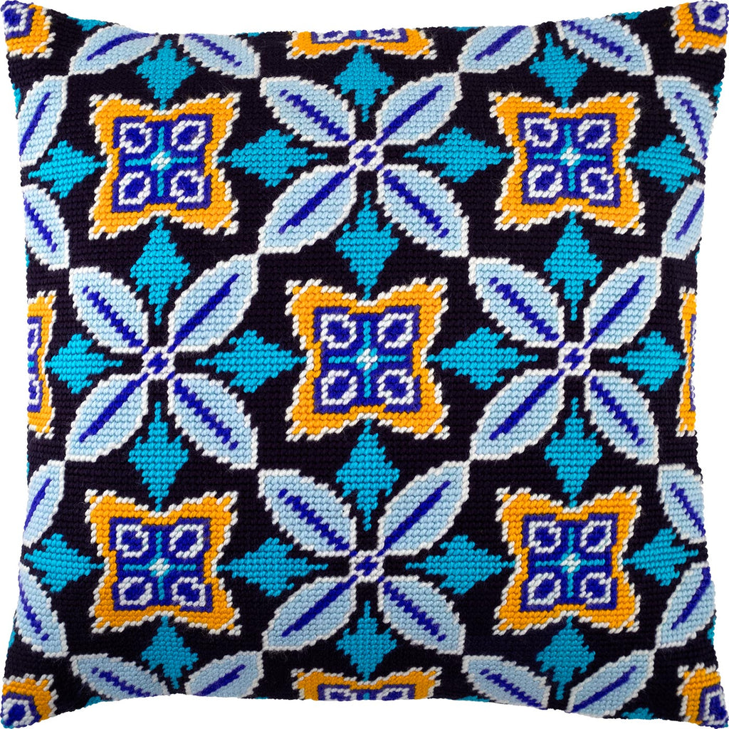 Morocco — Needlepoint Kit 16″ × 16″ by Brvsk