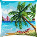 Seychelles — Needlepoint Kit 16″ × 16″ by Brvsk
