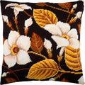 Magnolia — Needlepoint Kit 16″ × 16″ by Brvsk
