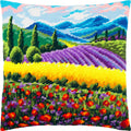 Provence — Stamped Cross Stitch Kit 16″ × 16″ by Brvsk
