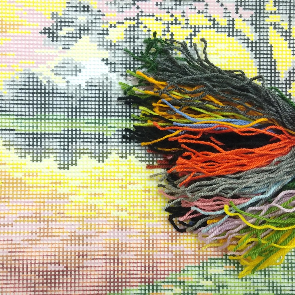Sunset — Embroidery Kit 16″ × 16″ by Brvsk