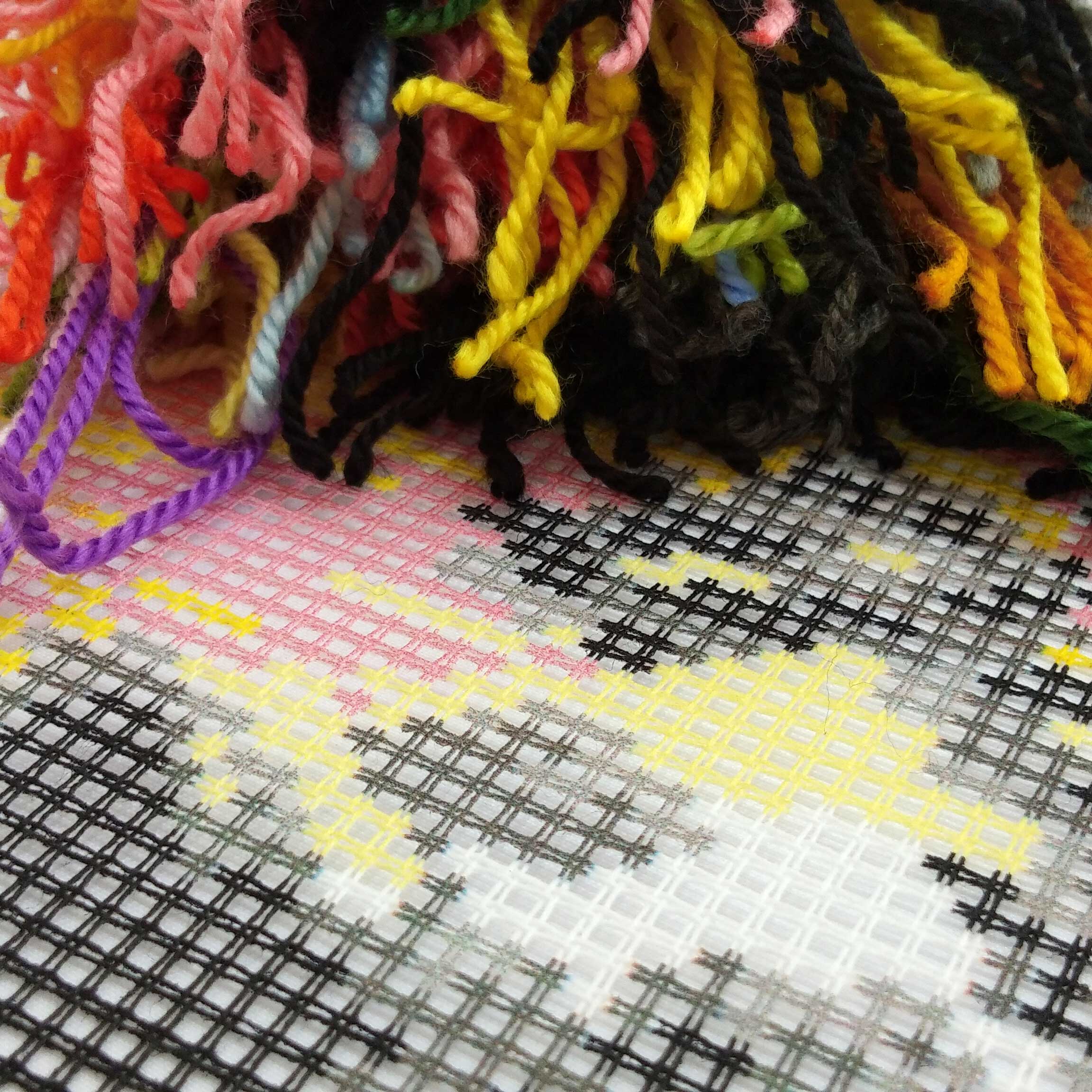 Sunset — Embroidery Kit 16″ × 16″ by Brvsk