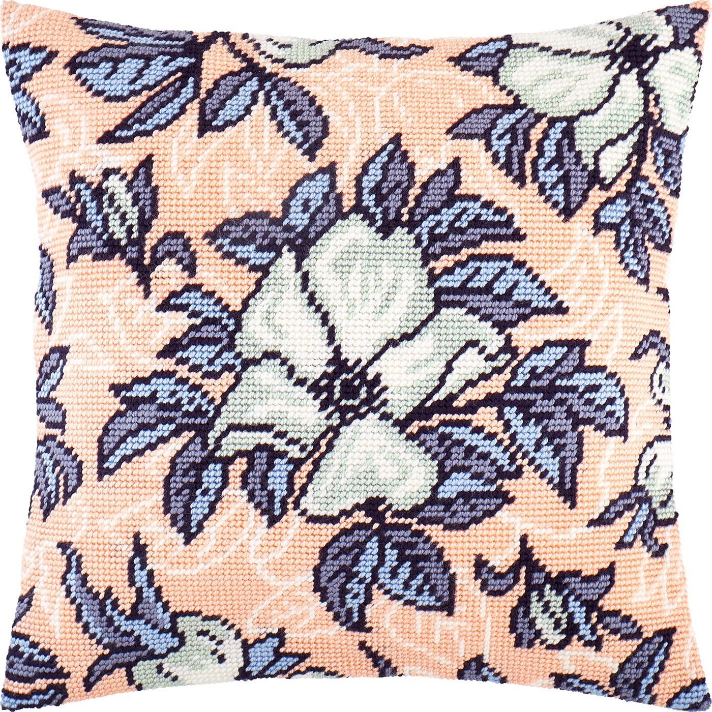 Dog rose — Stamped Cross Stitch Kit 16″ × 16″ by Brvsk