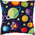 Space — Needlepoint Kit 16″ × 16″ by Brvsk