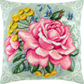 Bouquet of Spring — Embroidery Kit 16″ × 16″ by Brvsk