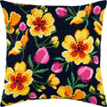 Hedge of Flowers — Stamped Cross Stitch Kit 16″ × 16″ by Brvsk