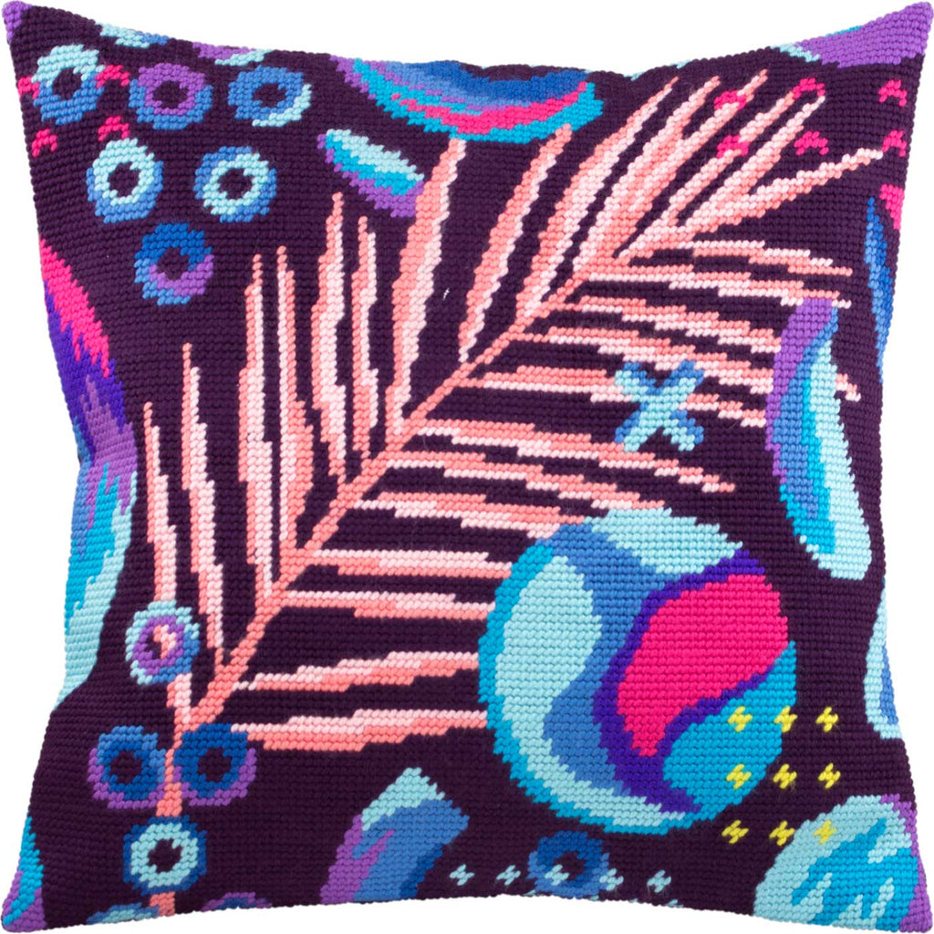Feather — Embroidery Kit 16″ × 16″ by Brvsk