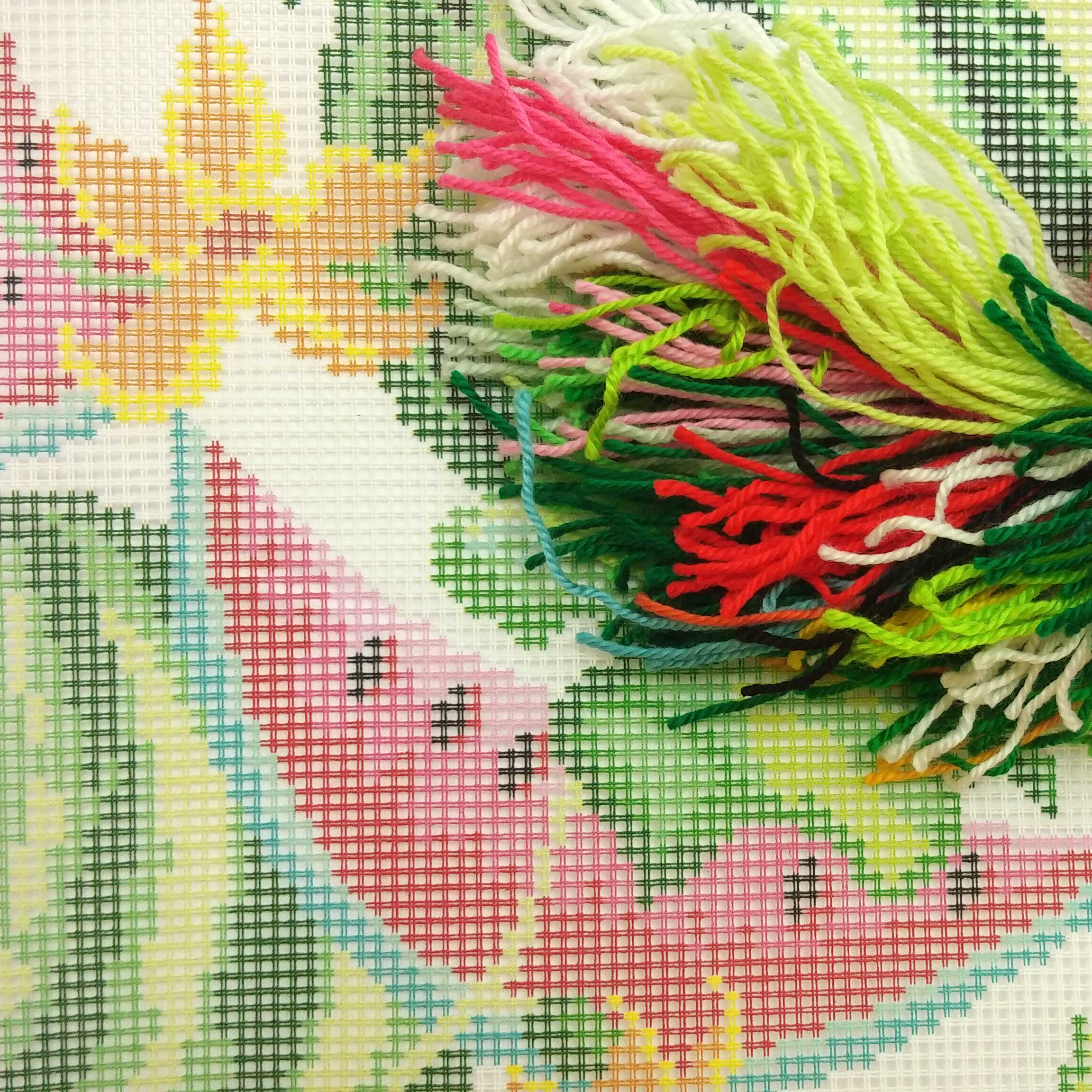 Watermelons — Needlepoint Kit 16″ × 16″ by Brvsk