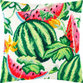 Brvsk Needlepoint Pillow Kit — Watermelons, 16″ × 16″