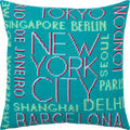 Cities — Stamped Cross Stitch Kit 16″ × 16″ by Brvsk