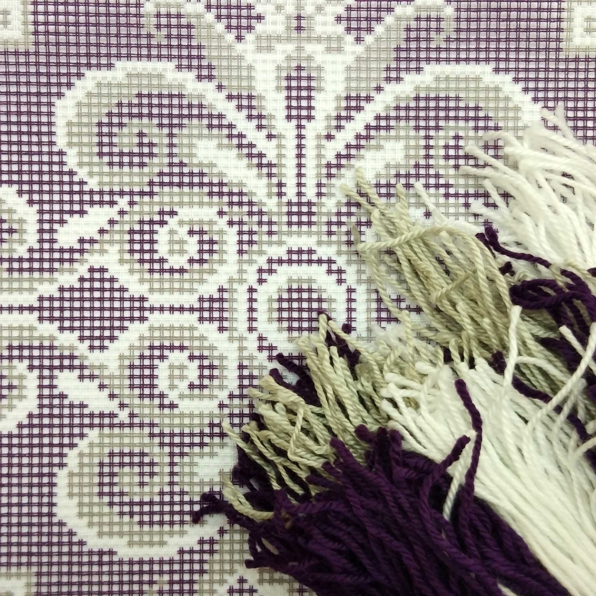 Aurora — Needlepoint Kit 16″ × 16″ by Brvsk