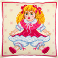 Doll — Stamped Cross Stitch Kit 16″ × 16″ by Brvsk