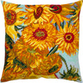 Sunflowers — Embroidery Kit 16″ × 16″ by Brvsk