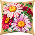 Michaelmas Daisies — Needlepoint Kit 16″ × 16″ by Brvsk