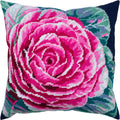 Ornamental Cabbage. Needlepoint Kit. Throw Pillow 16×16 Inches. Printed Tapestry Canvas, European Quality