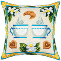 Lemon Tea — Stamped Cross Stitch Kit 16″ × 16″ by Brvsk
