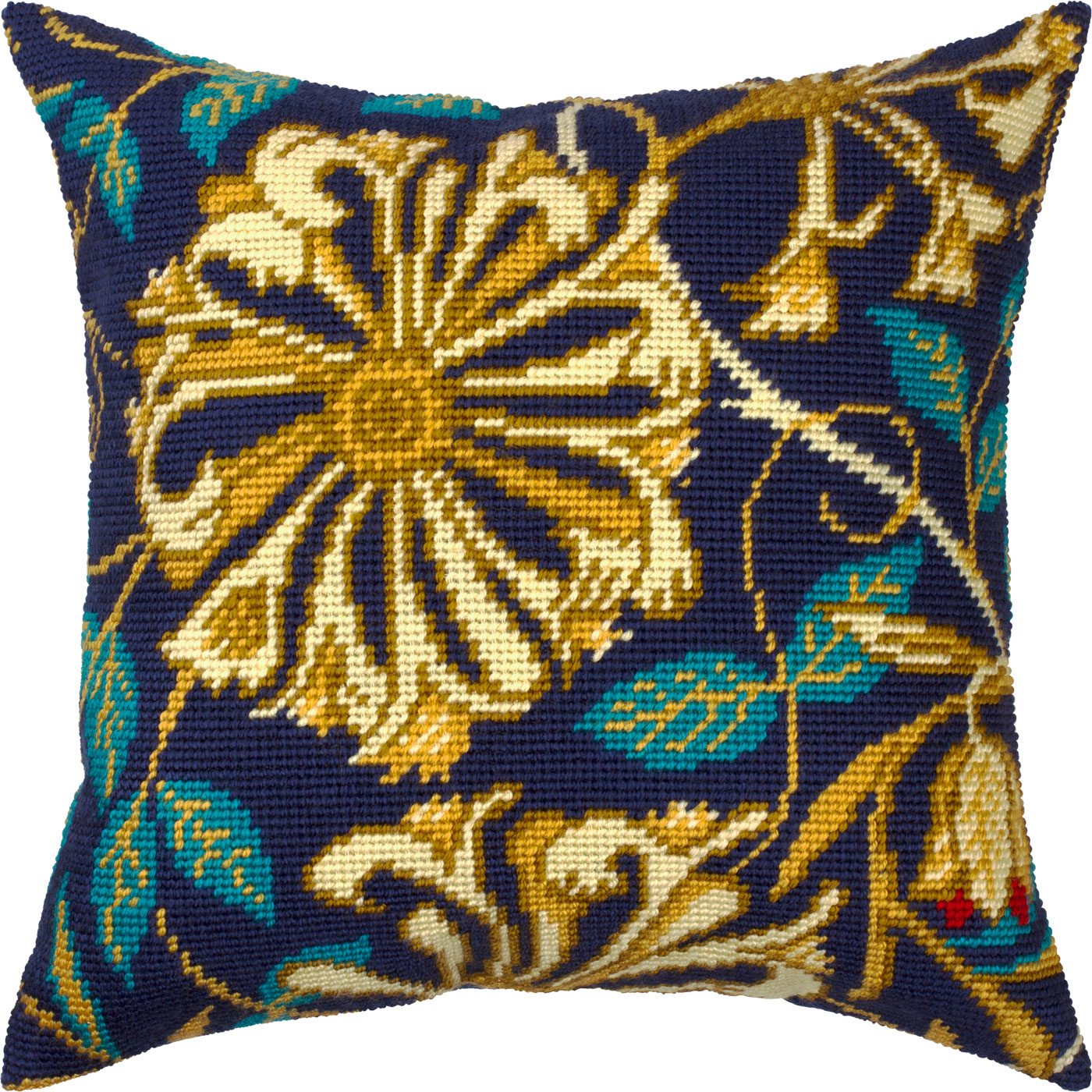 Honeysuckle — Embroidery Kit 16″ × 16″ by Brvsk