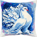 White Dove — Embroidery Kit 16″ × 16″ by Brvsk