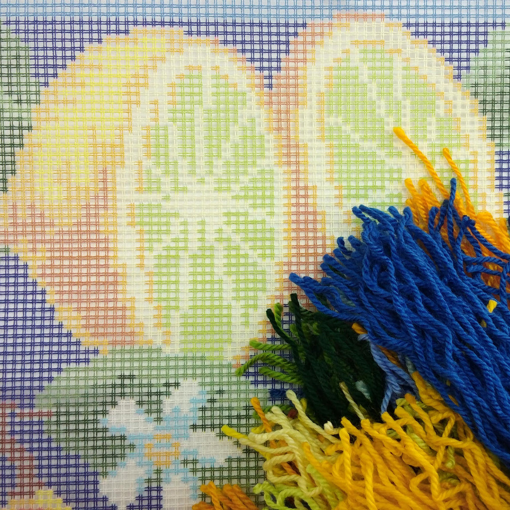 Lemons — Embroidery Kit 16″ × 16″ by Brvsk