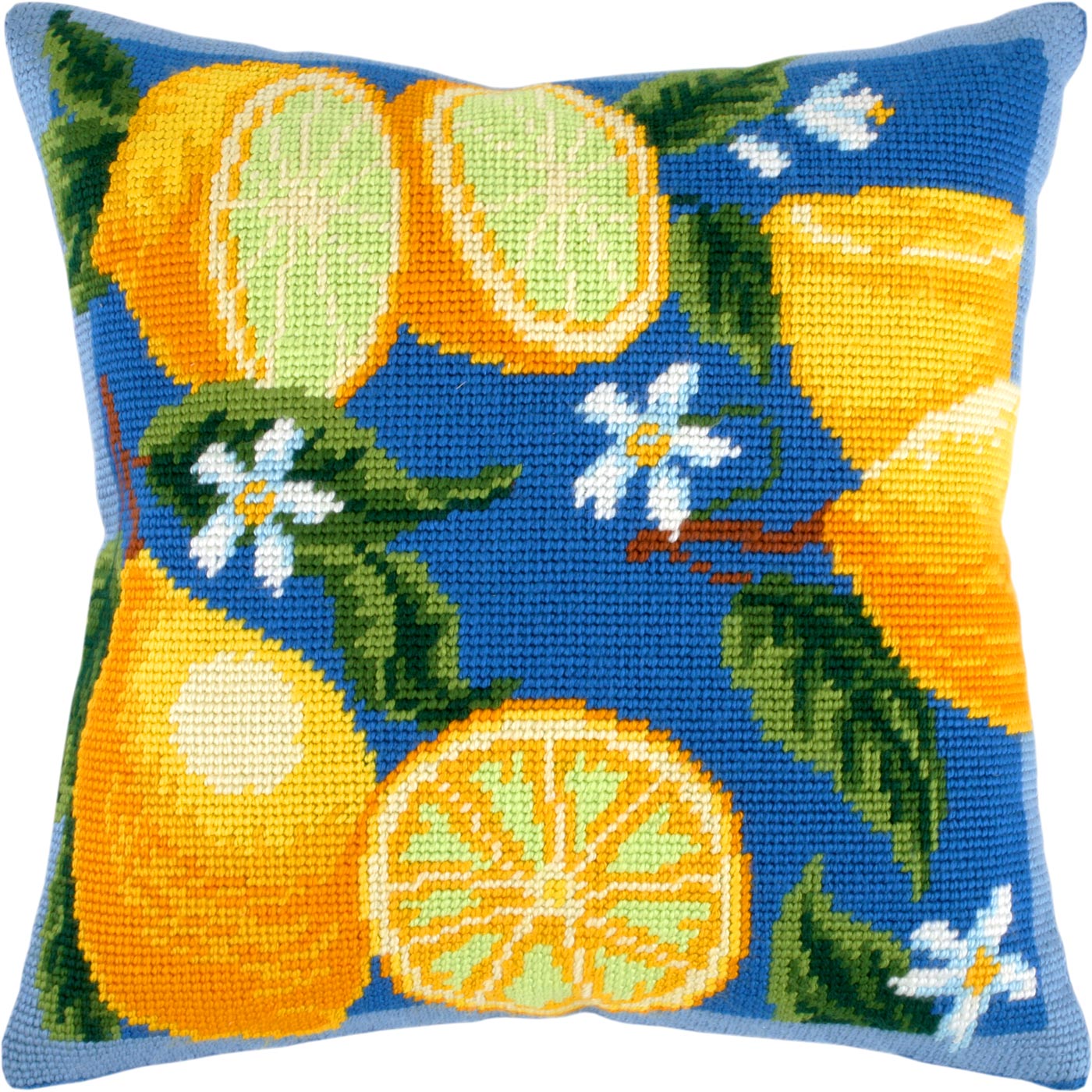 Lemons — Embroidery Kit 16″ × 16″ by Brvsk